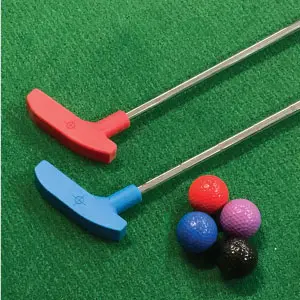 putters balls portable mini golf course mobile miniature putt putt 4