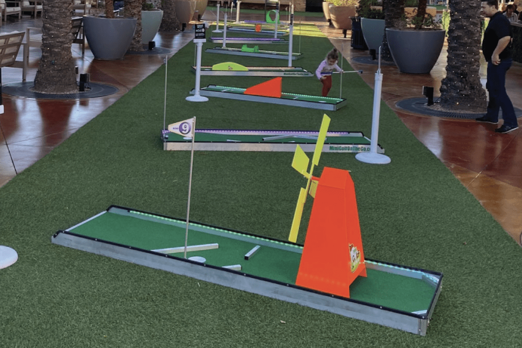 Backyard Mini Golf Course