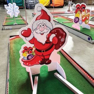 christmas figures portable mini golf miniature putt putt for sale 2