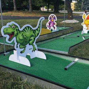 dinosaurs fun figures portable mini golf miniature putt putt for sale 2