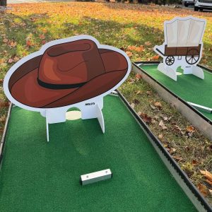 western fun figures portable mini golf miniature putt putt for sale 3