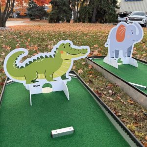 zoo animals fun figures portable mini golf miniature putt putt for sale 3