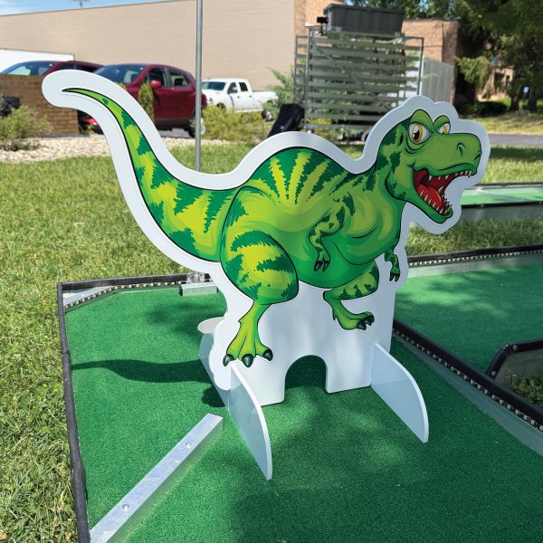 Dinosaur 7 fun figures mini golf obstacles portable mini golf mobile putt putt