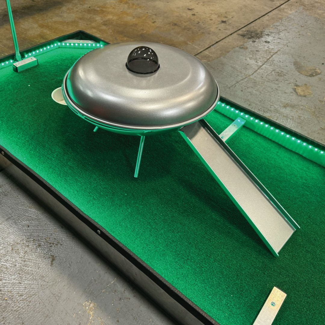 ufo mini golf obstacle portable mobile putt putt 205