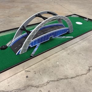 arch bridge portable mini golf mobile miniature putt putt 100