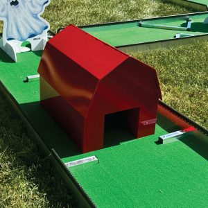 Mini Golf Barn aluminum obstacle portable mini golf mobile putt putt 201