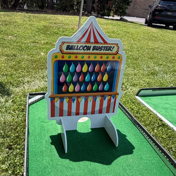 carnival fun figures portable mini golf mobile putt putt 3