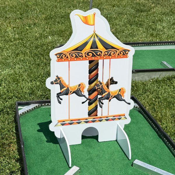 carnival fun figures portable mini golf mobile putt putt 7