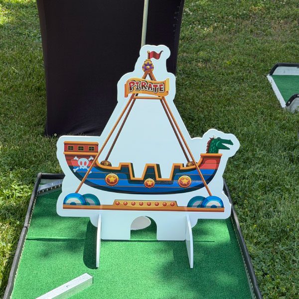 carnival fun figures portable mini golf mobile putt putt 9