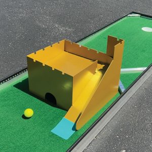 Castle mini golf obstacle portable mini golf mobile putt putt 200