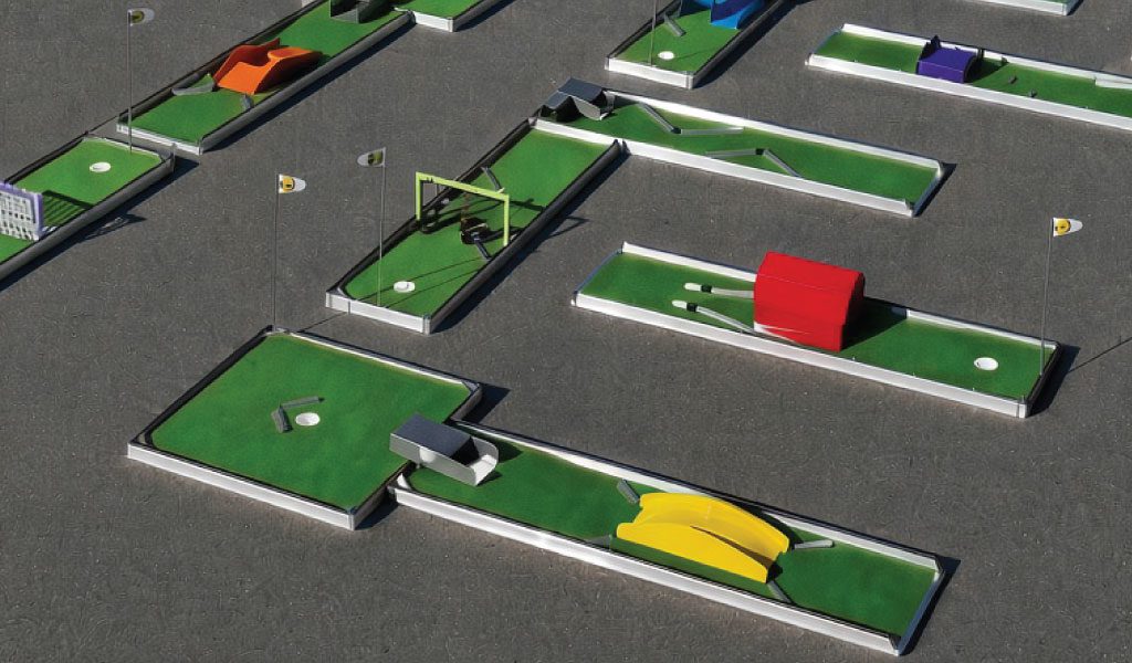 Portable Mini Golf Mobile Putt Putt Crossover Classic Premium