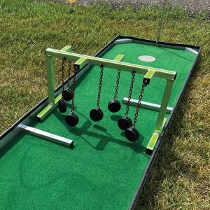 Tire Dodger Mini Golf Obstacle Portable Mobile putt putt