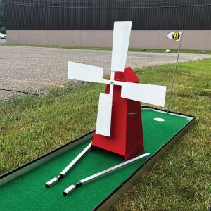 windmill mini golf obstacle portable mini golf mobile putt putt 202