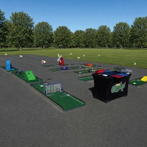 9 hole express portable mini golf mobile putt putt