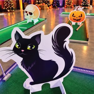 Halloween Fun Figures® Themed obstacles Portable Mini Golf Mobile Putt Putt 1001
